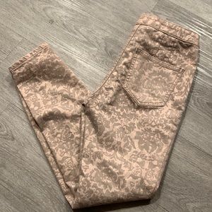 Anthropologie Pilcroc High-Rise Printed Jeans